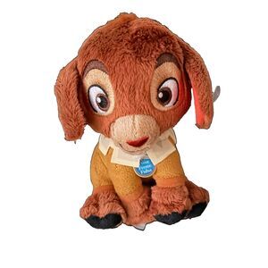 Disney Wish Valentino Plush Stuffed Animal Brown Goat 5" Talking